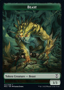 Beast // Saproling Double-sided Token [Streets of New Capenna Commander Tokens] - Rocket TCG