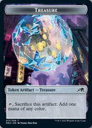 Beast // Treasure Double-sided Token [Kamigawa: Neon Dynasty Commander Tokens] - Rocket TCG