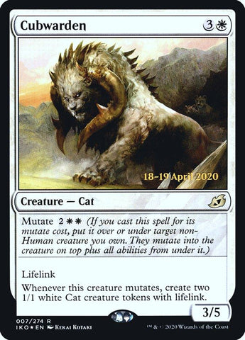 Cubwarden [Ikoria: Lair of Behemoths Prerelease Promos] - Rocket TCG