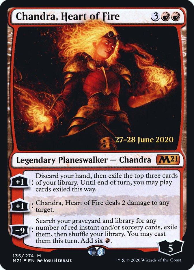 Chandra, Heart of Fire [Core Set 2021 Prerelease Promos] - Rocket TCG
