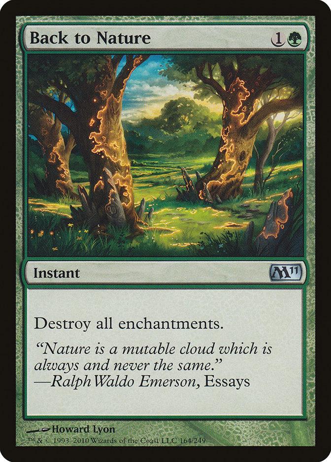 Back to Nature [Magic 2011] - Rocket TCG