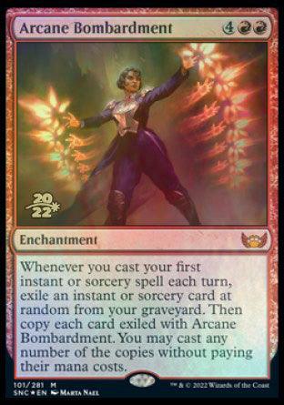 Arcane Bombardment [Streets of New Capenna Prerelease Promos] - Rocket TCG