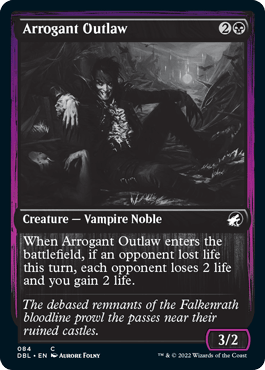 Arrogant Outlaw [Innistrad: Double Feature] - Rocket TCG