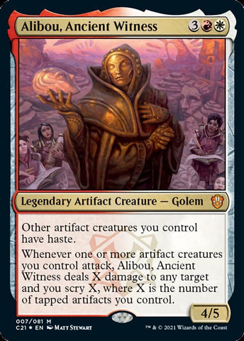 Alibou, Ancient Witness [Commander 2021] - Rocket TCG