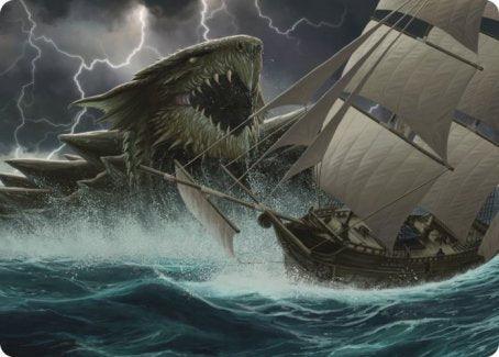 Dragon Turtle Art Card [Dungeons & Dragons: Adventures in the Forgotten Realms Art Series] - Rocket TCG