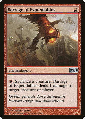 Barrage of Expendables [Magic 2014] - Rocket TCG