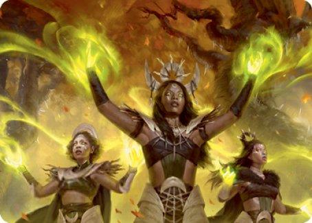 Dawnhart Wardens Art Card [Innistrad: Midnight Hunt Art Series] - Rocket TCG
