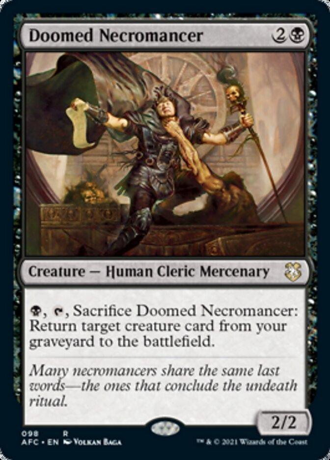 Doomed Necromancer [Dungeons & Dragons: Adventures in the Forgotten Realms Commander] - Rocket TCG