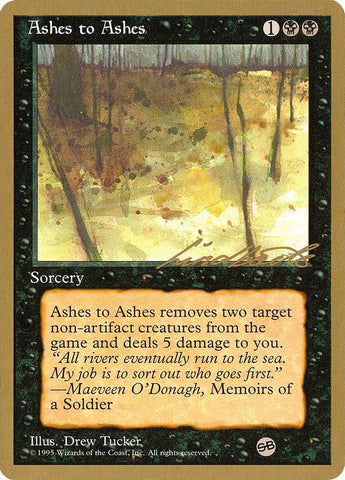 Ashes to Ashes (Leon Lindback) (SB) [Pro Tour Collector Set] - Rocket TCG