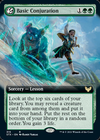 Basic Conjuration (Extended Art) [Strixhaven: School of Mages] - Rocket TCG
