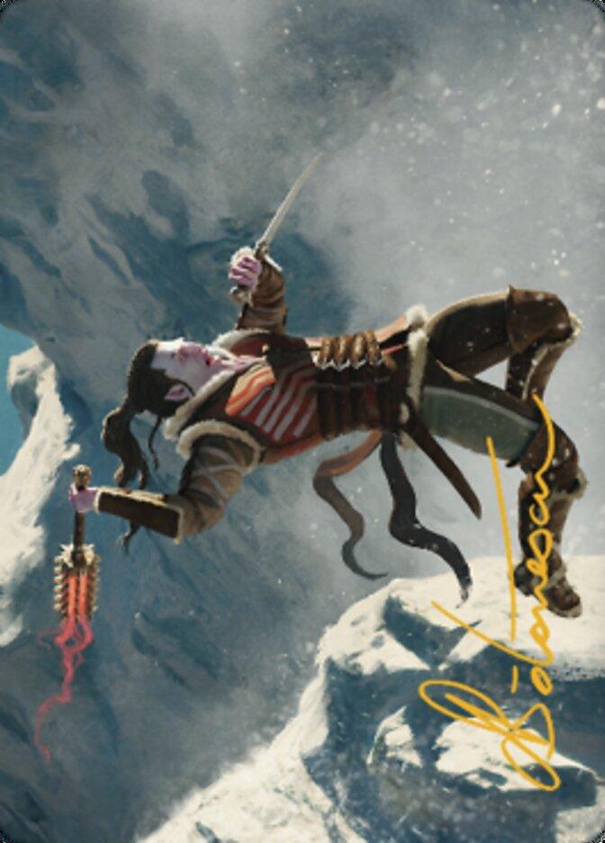 Balduvian Berserker Art Card (Gold-Stamped Signature) [Dominaria United Art Series] - Rocket TCG