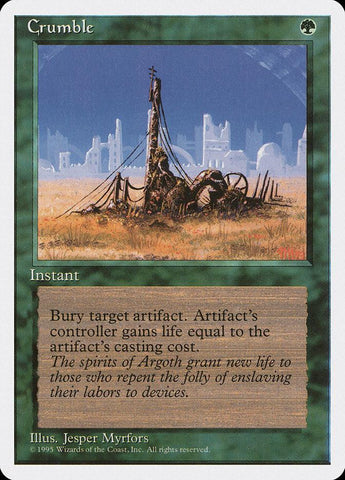 Crumble [Fourth Edition] - Rocket TCG