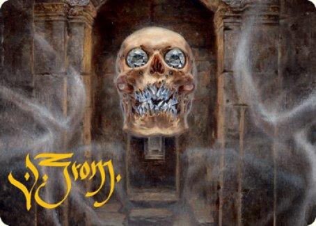 Demilich Art Card (Gold-Stamped Signature) [Dungeons & Dragons: Adventures in the Forgotten Realms Art Series] - Rocket TCG