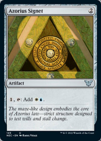 Azorius Signet [Kamigawa: Neon Dynasty Commander] - Rocket TCG