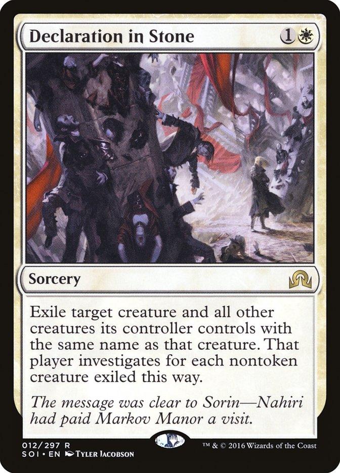 Declaration in Stone [Shadows over Innistrad] - Rocket TCG