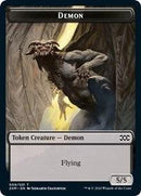 Demon // Elemental Double-sided Token [Double Masters Tokens] - Rocket TCG