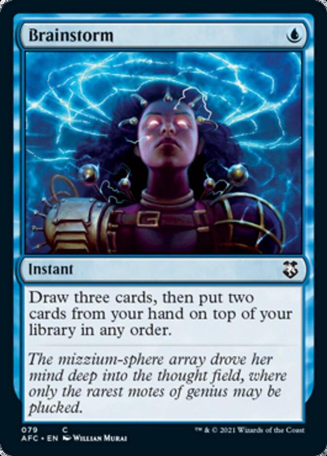 Brainstorm [Dungeons & Dragons: Adventures in the Forgotten Realms Commander] - Rocket TCG