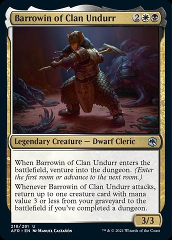 Barrowin of Clan Undurr [Dungeons & Dragons: Adventures in the Forgotten Realms] - Rocket TCG