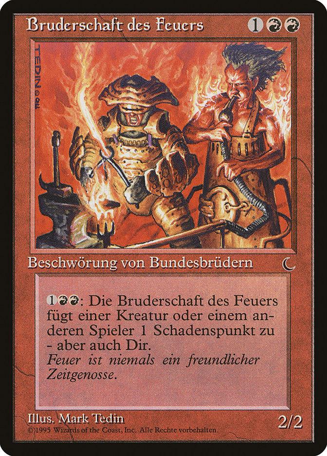 Brothers of Fire (German) - "Bruderschaft des Feuers" [Renaissance] - Rocket TCG