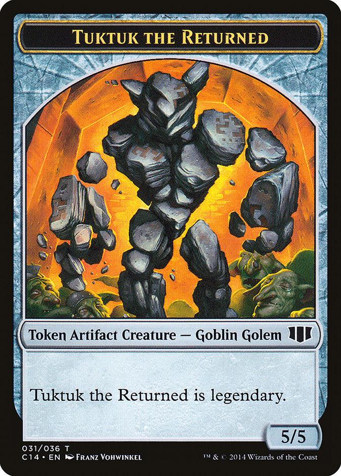 Daretti, Scrap Savant Emblem // Tuktuk the Returned Double-sided Token [Commander 2014 Tokens] - Rocket TCG