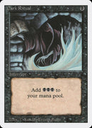 Dark Ritual [Revised Edition] - Rocket TCG