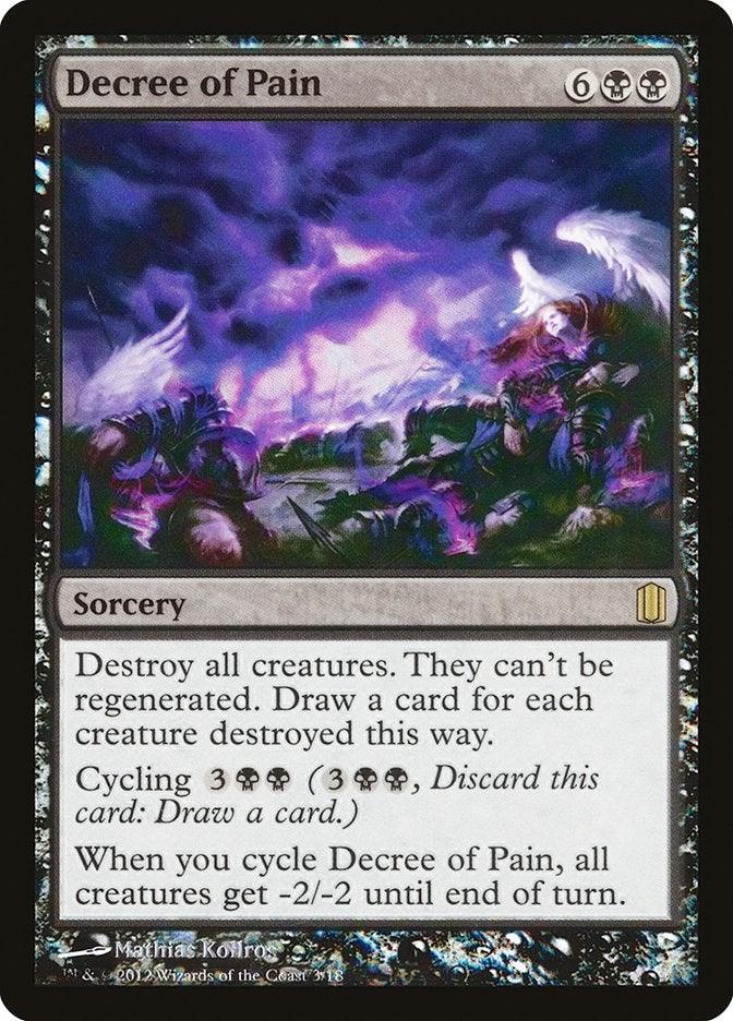 Decree of Pain [Commander's Arsenal] - Rocket TCG