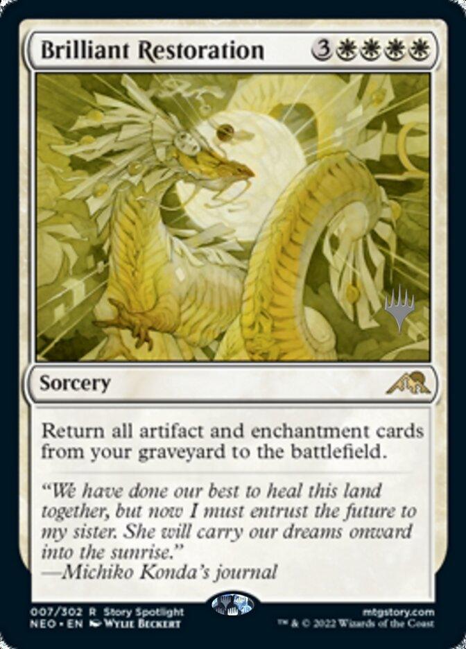 Brilliant Restoration (Promo Pack) [Kamigawa: Neon Dynasty Promos] - Rocket TCG
