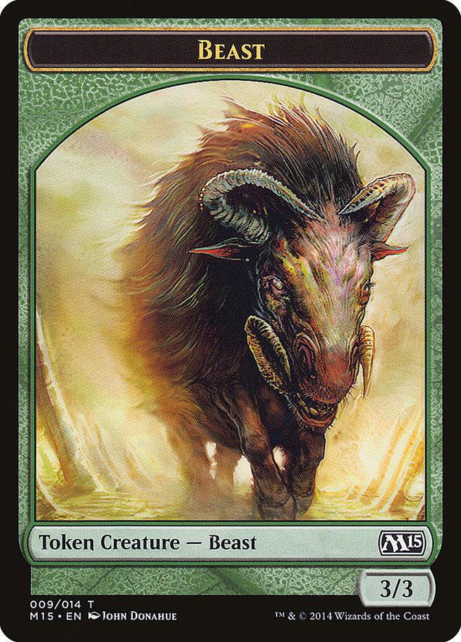 Beast Token (009/014) [Magic 2015 Tokens] - Rocket TCG
