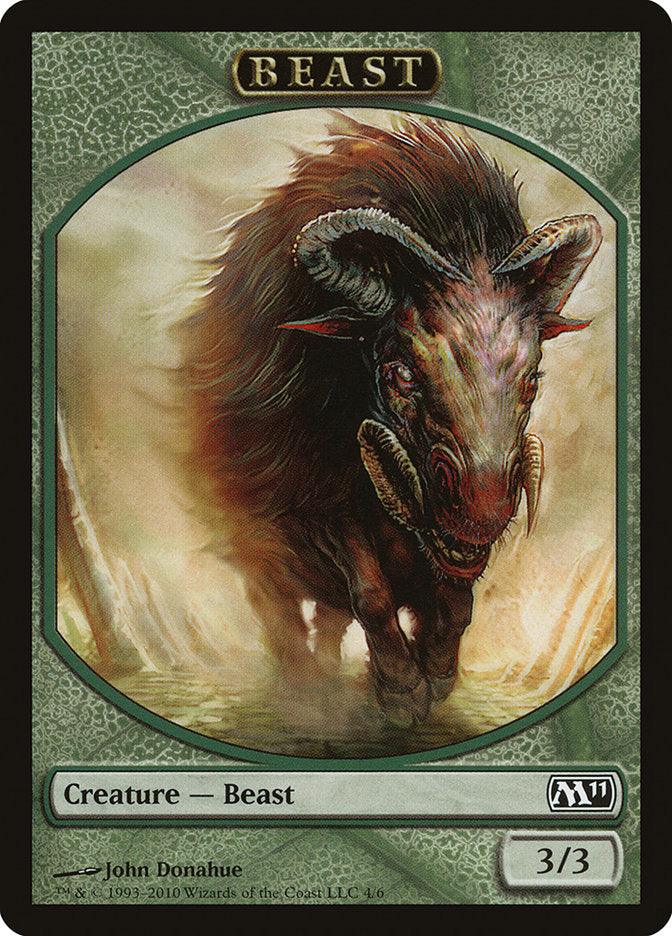 Beast Token [Magic 2011 Tokens] - Rocket TCG