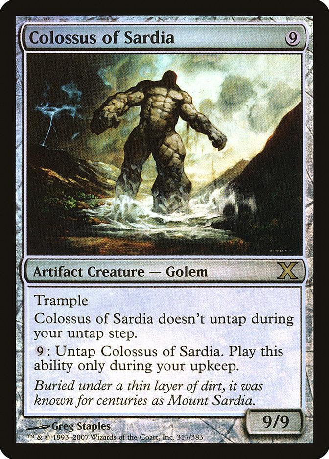 Colossus of Sardia (Premium Foil) [Tenth Edition] - Rocket TCG