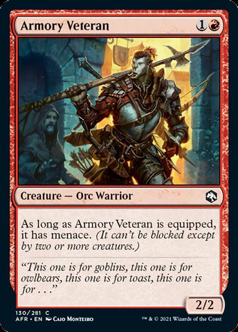 Armory Veteran [Dungeons & Dragons: Adventures in the Forgotten Realms] - Rocket TCG