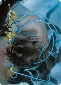 Bind the Monster Art Card (Gold-Stamped Signature) [Kaldheim Art Series] - Rocket TCG