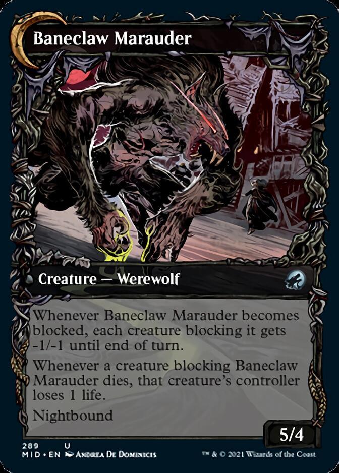 Baneblade Scoundrel // Baneclaw Marauder (Showcase Equinox) [Innistrad: Midnight Hunt] - Rocket TCG