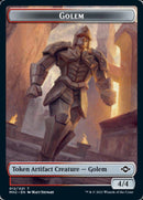 Clue Token (15) // Golem Token [Modern Horizons 2 Tokens] - Rocket TCG