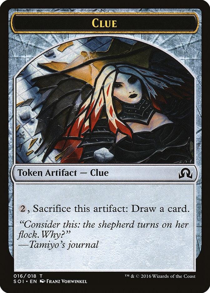 Clue Token (016/018) [Shadows over Innistrad Tokens] - Rocket TCG