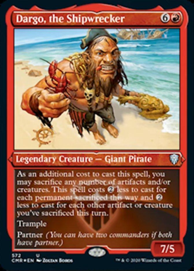 Dargo, the Shipwrecker (Etched) [Commander Legends] - Rocket TCG