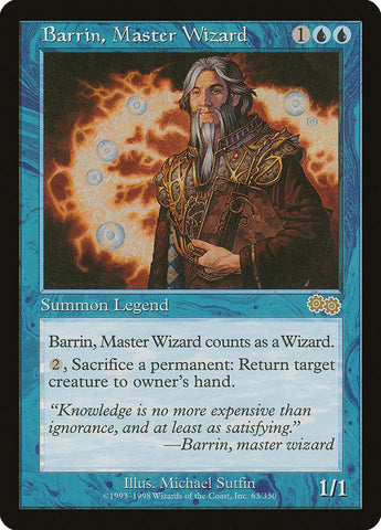 Barrin, Master Wizard [Urza's Saga] - Rocket TCG
