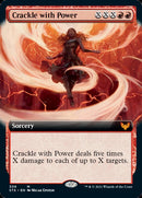 Crackle with Power (Extended Art) [Strixhaven: School of Mages] - Rocket TCG