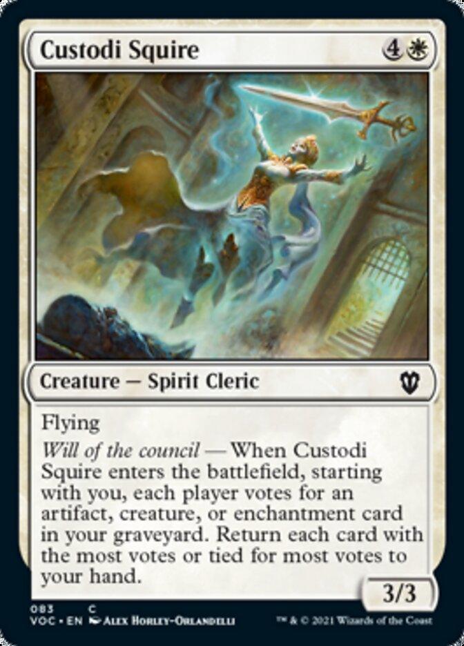 Custodi Squire [Innistrad: Crimson Vow Commander] - Rocket TCG