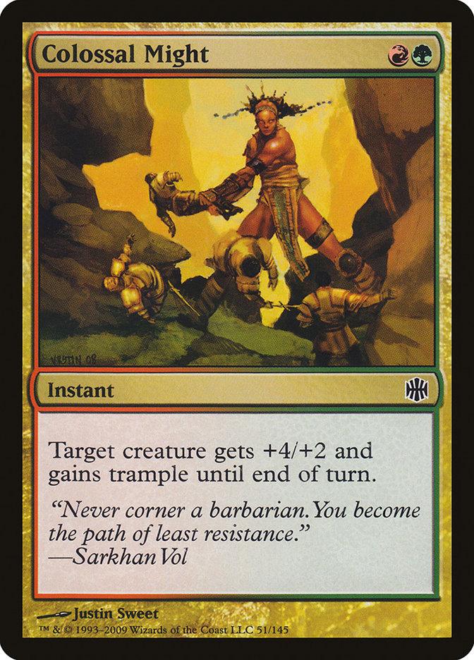Colossal Might [Alara Reborn] - Rocket TCG