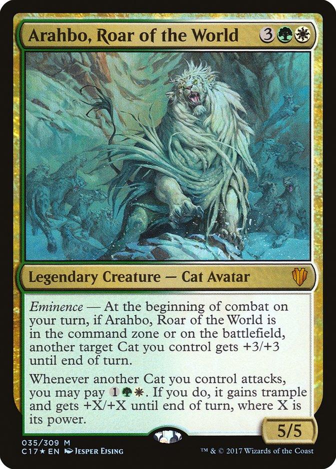 Arahbo, Roar of the World [Commander 2017] - Rocket TCG
