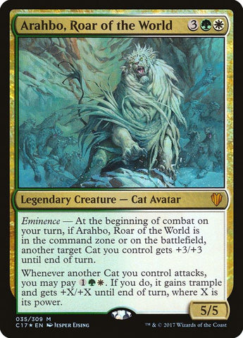 Arahbo, Roar of the World [Commander 2017] - Rocket TCG