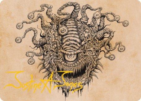 Baleful Beholder (Showcase) Art Card (Gold-Stamped Signature) [Dungeons & Dragons: Adventures in the Forgotten Realms Art Series] - Rocket TCG