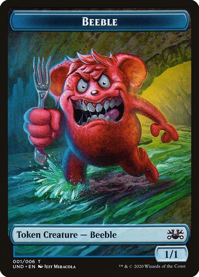 Beeble // Squirrel Double-sided Token [Unsanctioned Tokens] - Rocket TCG