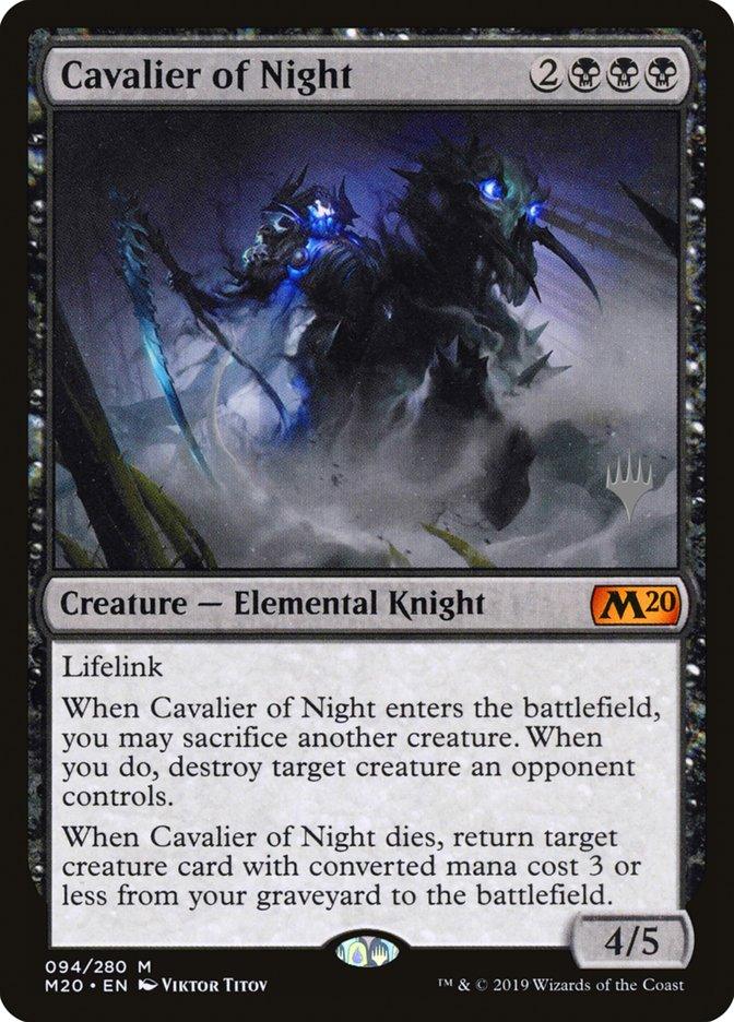 Cavalier of Night (Promo Pack) [Core Set 2020 Promos] - Rocket TCG