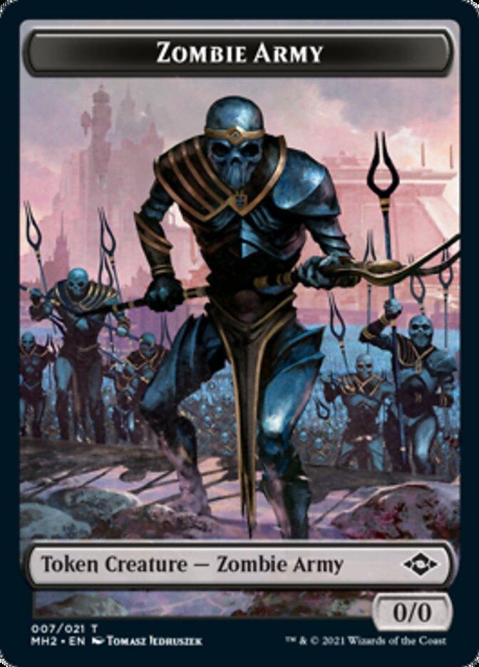 Clue Token (14) // Zombie Army Token [Modern Horizons 2 Tokens] - Rocket TCG