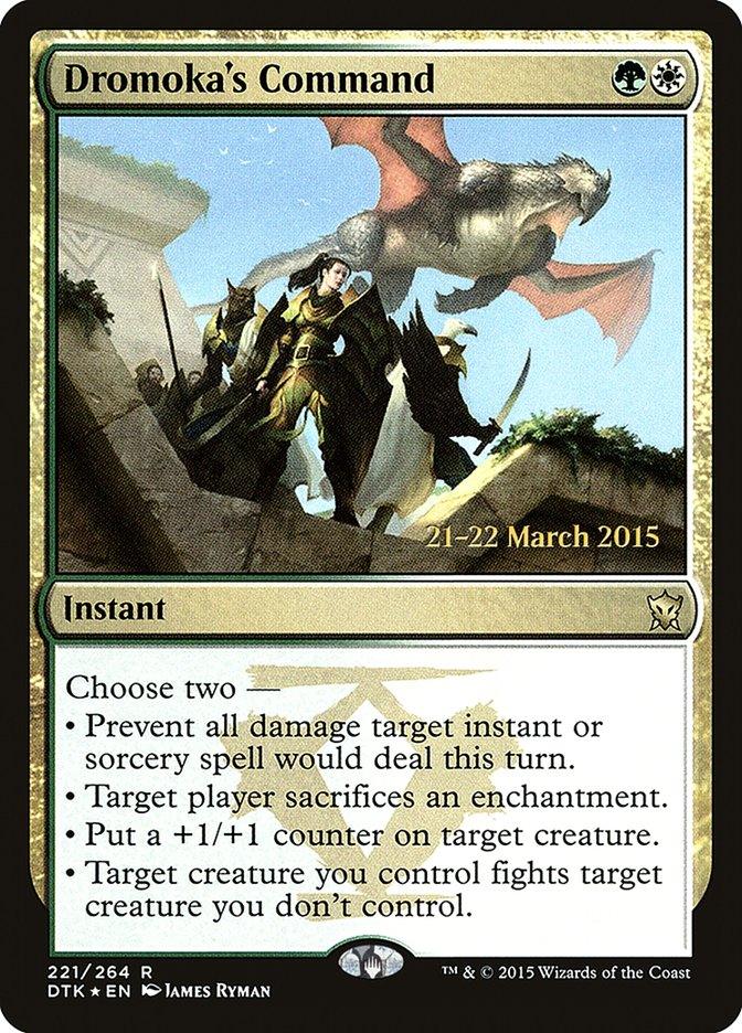 Dromoka's Command [Dragons of Tarkir Prerelease Promos] - Rocket TCG