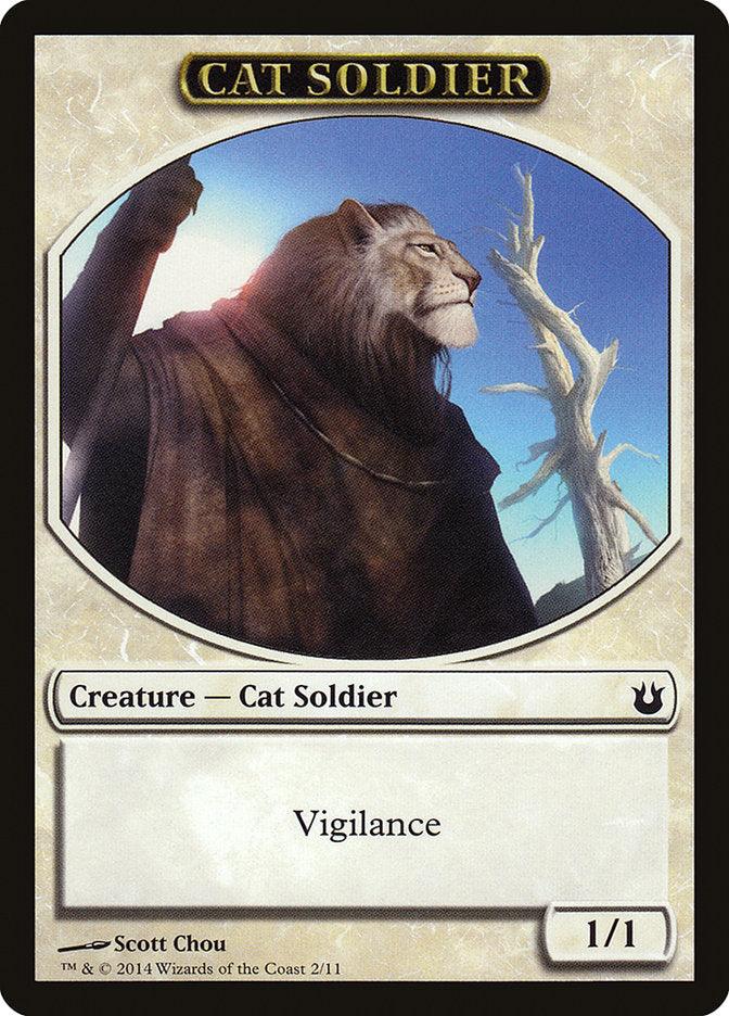Cat Soldier Token [Born of the Gods Tokens] - Rocket TCG