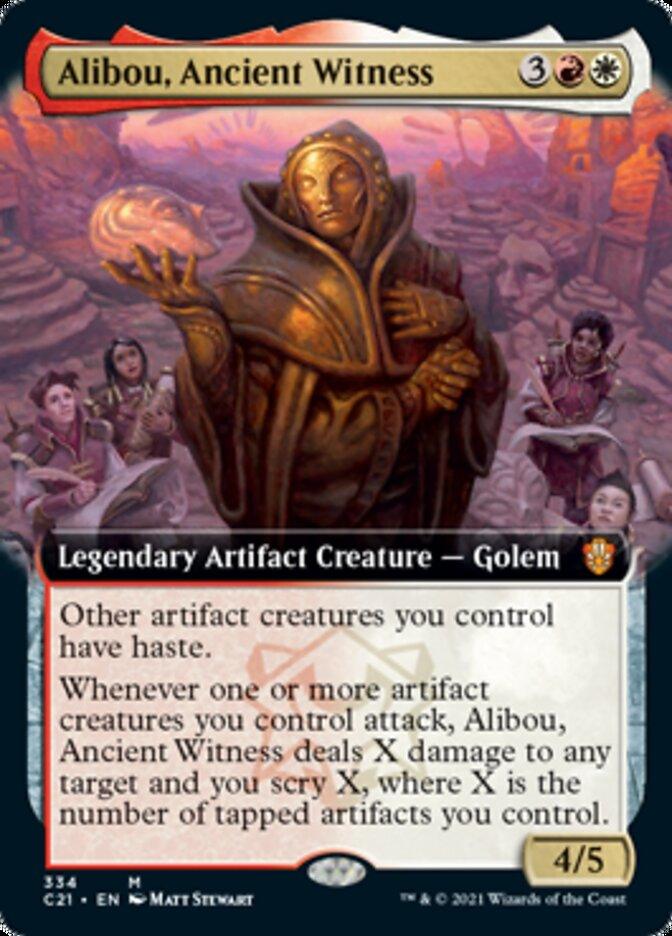 Alibou, Ancient Witness (Extended Art) [Commander 2021] - Rocket TCG