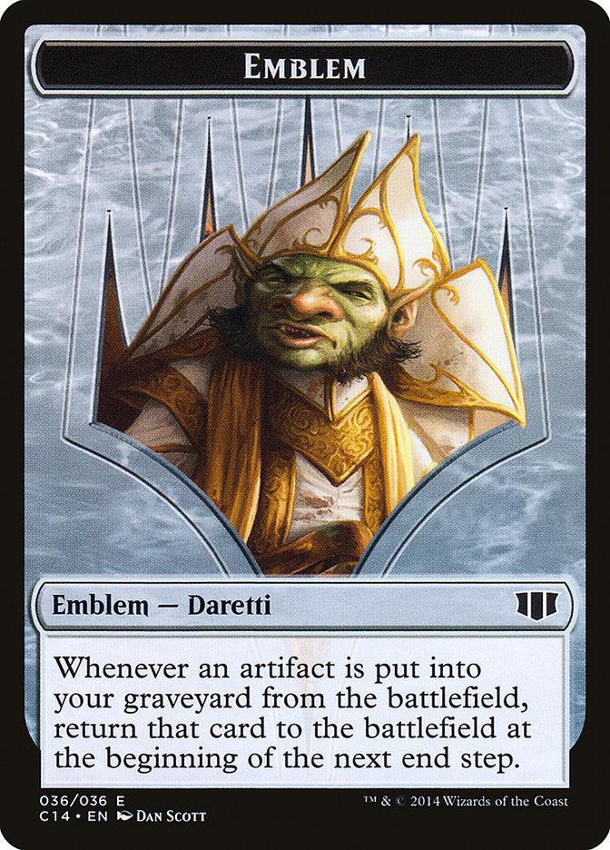 Daretti, Scrap Savant Emblem // Tuktuk the Returned Double-sided Token [Commander 2014 Tokens] - Rocket TCG